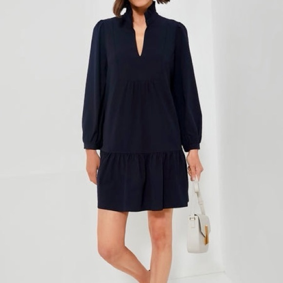 Tuckernuck Dresses & Skirts - NWT Tuckernuck ‘Navy Crepe Palmerston Dress’ Size XS